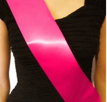 Blank Sash - Pack of 10