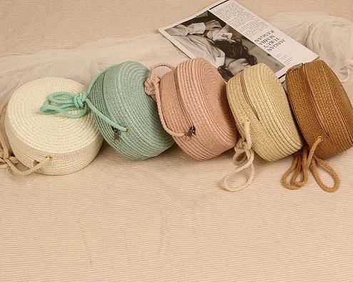 Straw Circle Bag