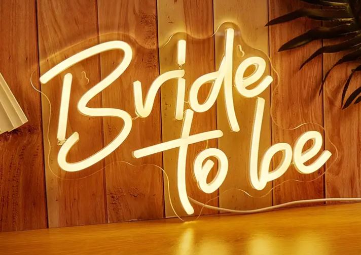 Bride To Be Shaped LED Neon Sign