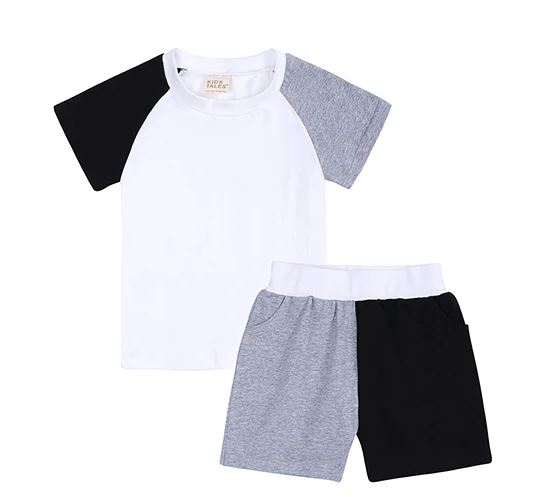 Kids Tales Contrast Short Set