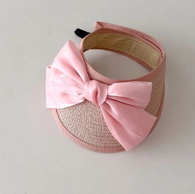 Sunscreen Hat with Bow & Bag