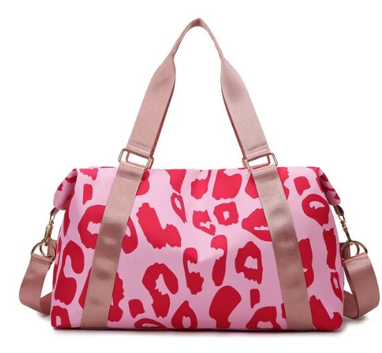 Leopard Print Weekend Bag