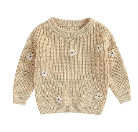 Flower Knitted Jumper