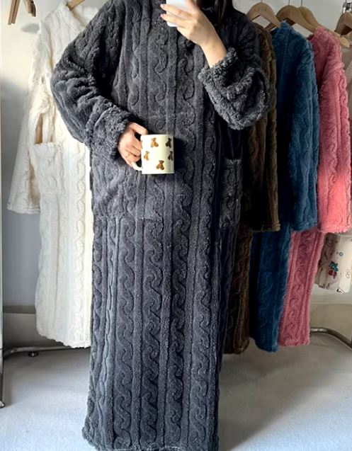 Fluffy Long Nightdress