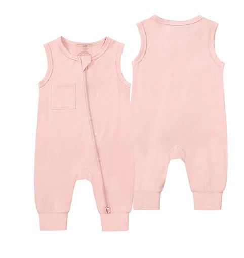 Bamboo Romper with Pocket Detail