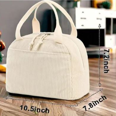 Corduroy Luch Bag
