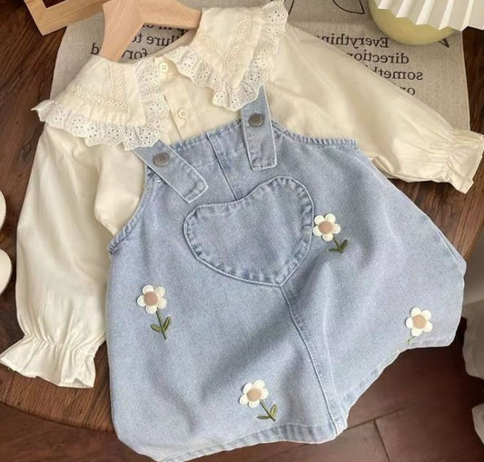 Denim Dress Set