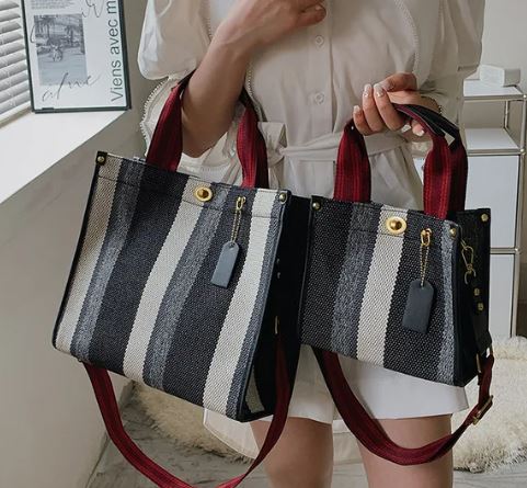 Strip Canvas Bag