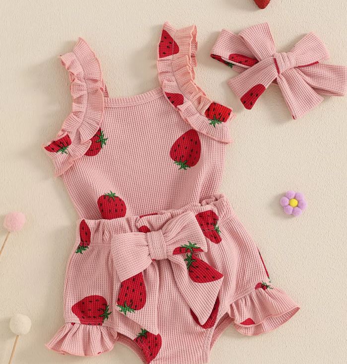 Strawberry 3 piece Set