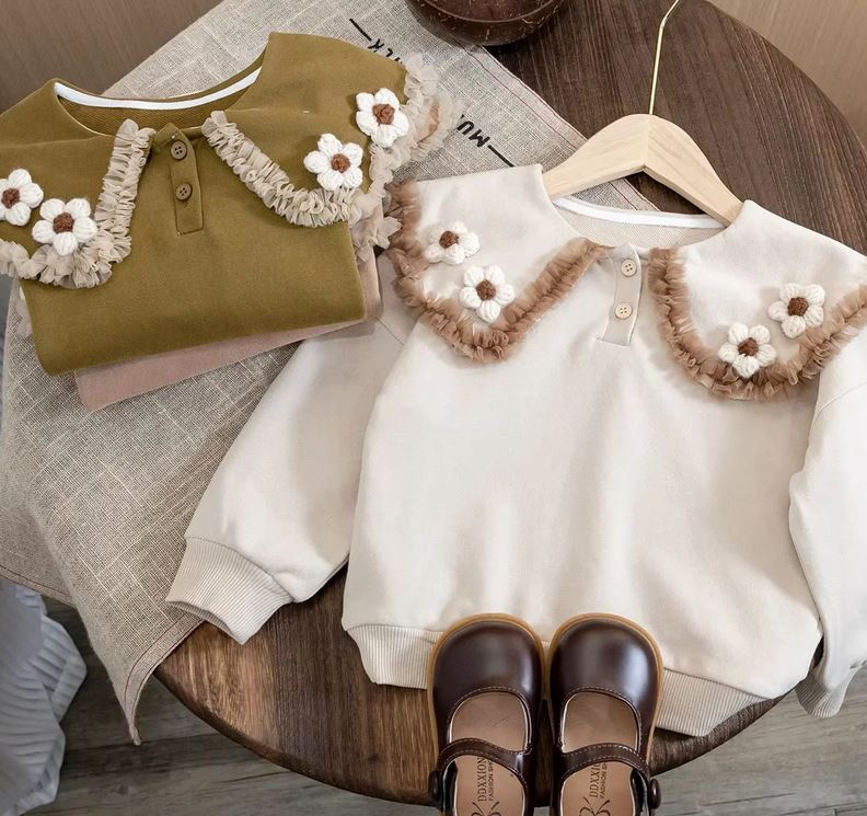 Flower Collar Jumper