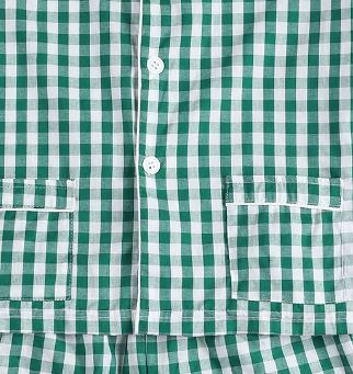 Boys Green Plaid Pyjama
