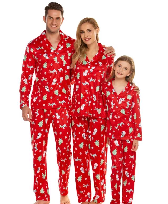 Red Christmas Pyjama Set