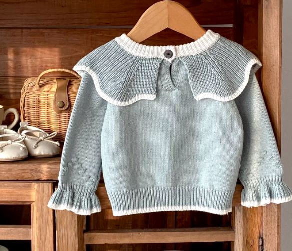 Flower Knitted Jumper