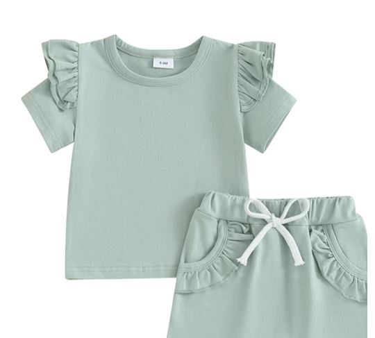 Girls Summer 2 Piece Set