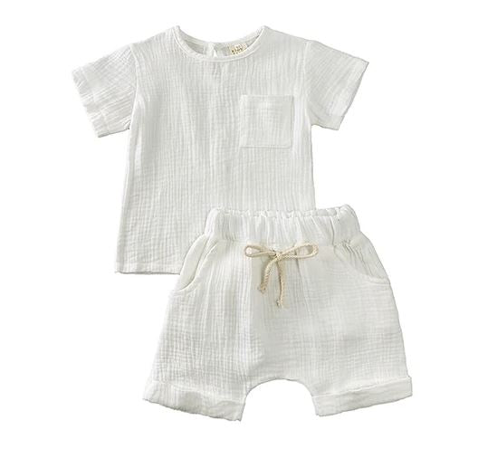 Kids Tales Linen Cotton Short