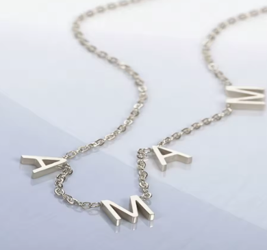 Personalise Letter Name Chain