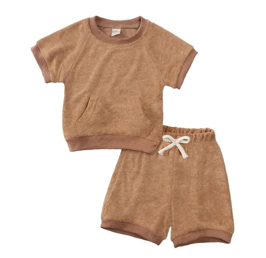 Kids Tales Terry Towelling  Short Set