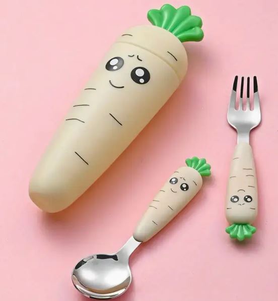Carrot Cutlery Set