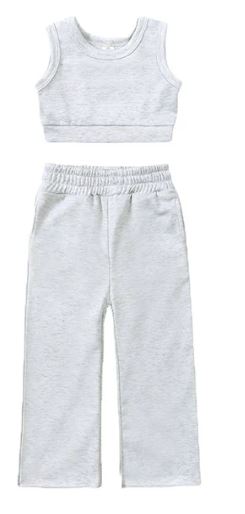 Kids Tales Crop Top and Loose Pants Set