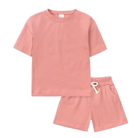 Kids Tales Plain Colour Short Set