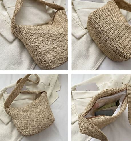 Straw Shoulder Bag