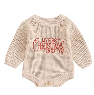 Baby 1st Christmas Romper