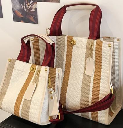 Strip Canvas Bag