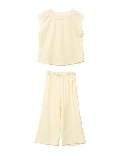 Kids Tales Ribbed Summer Set