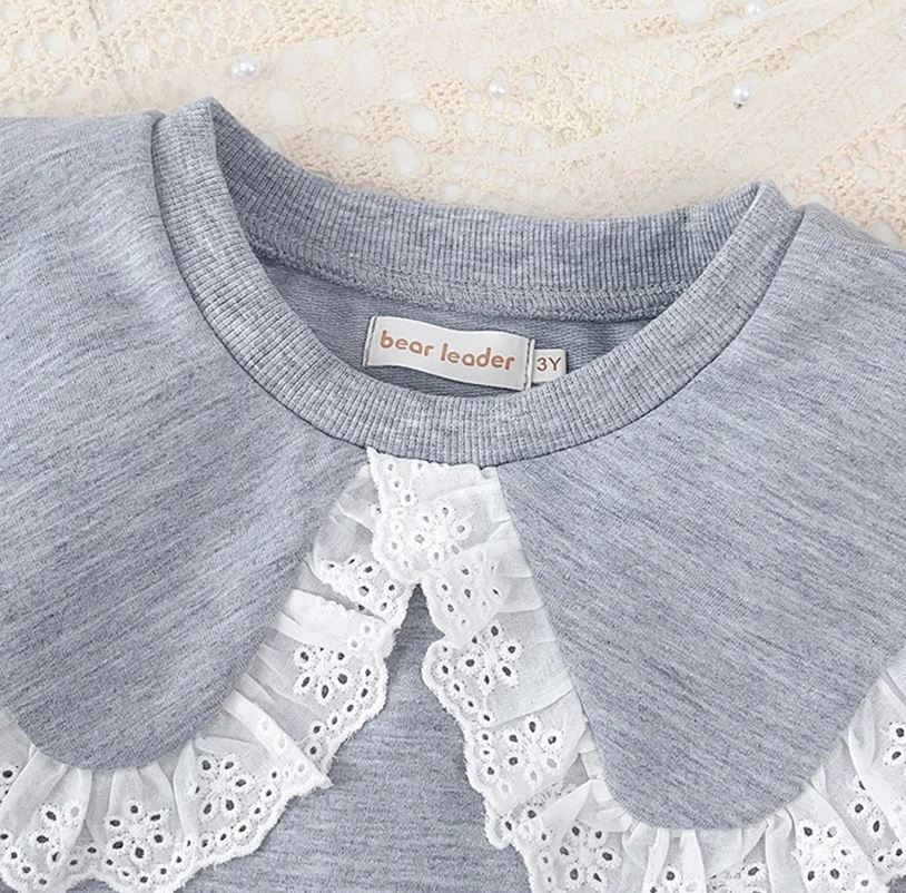 Lace Collar Lounge Set