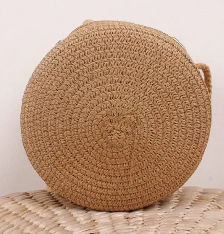 Straw Circle Bag