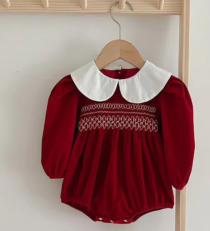 Red Velvet Romper