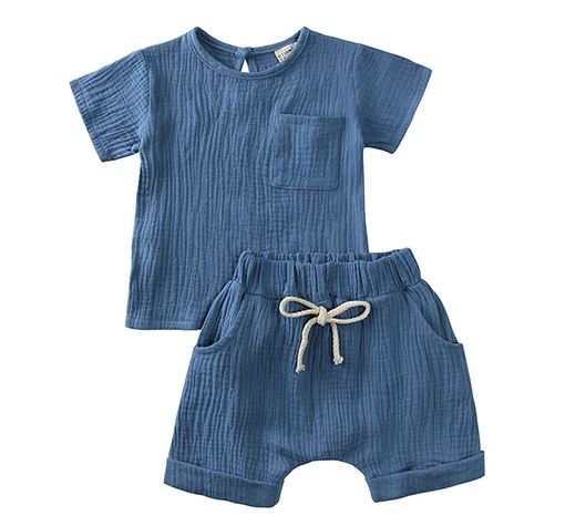 Kids Tales Linen Cotton Short