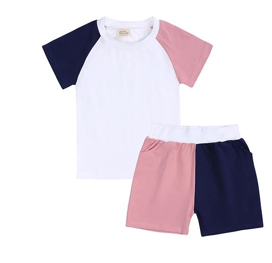 Adults Kids Tales Contrast Short Set