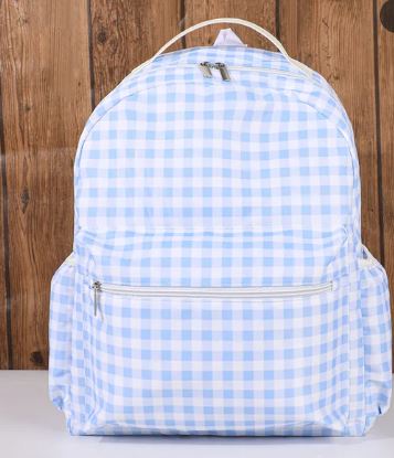 Plaid Backpack