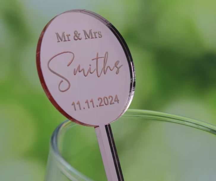Personalised Drinks Stirrers