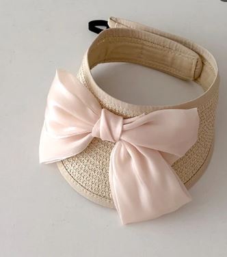 Sunscreen Hat with Bow & Bag