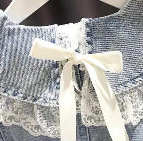 Large Collar Denim Jacket