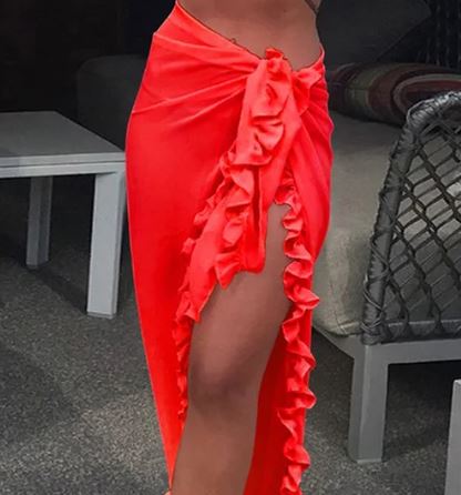 Beach Frill Wrap