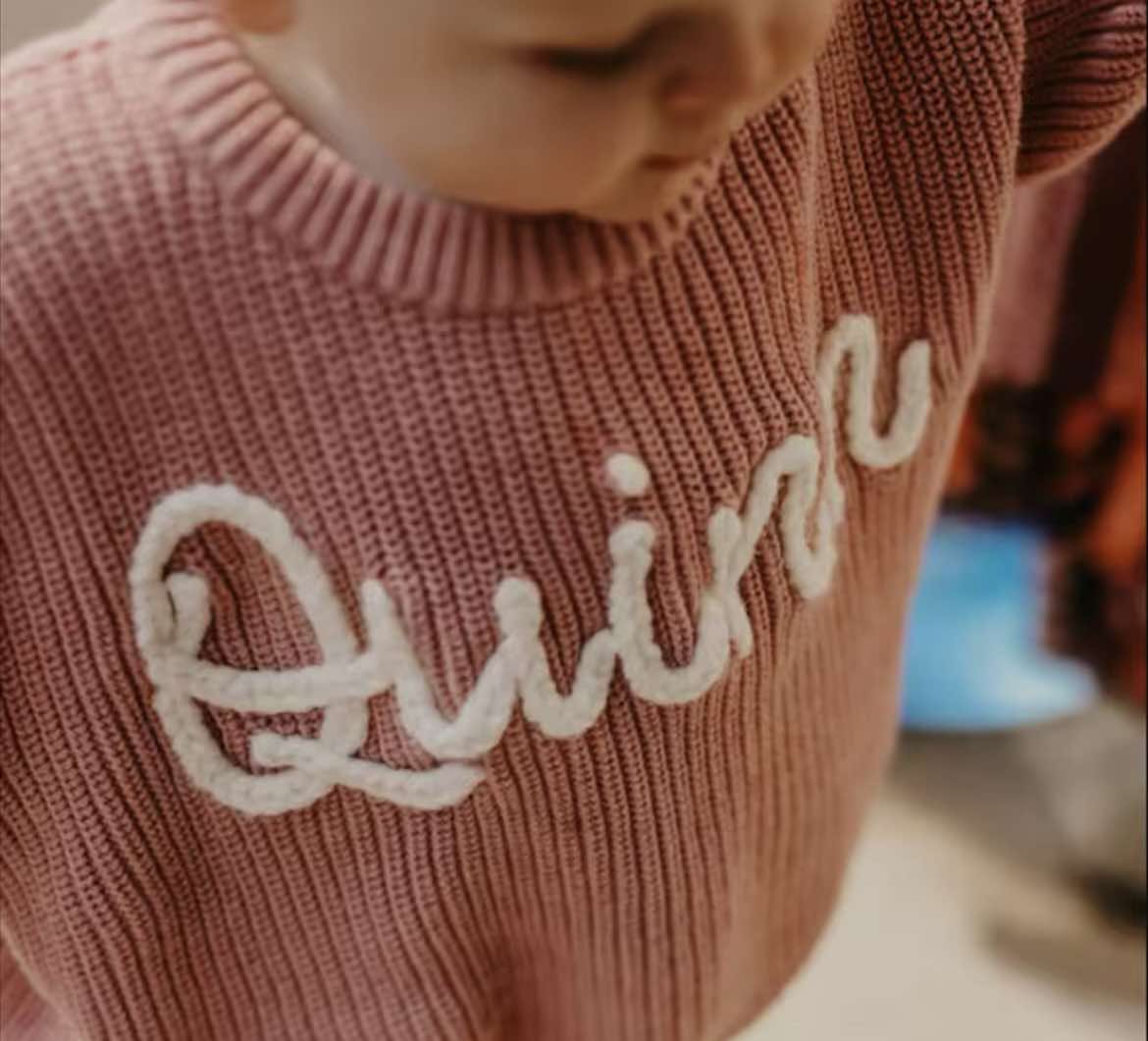 Personalised Knitted Jumper