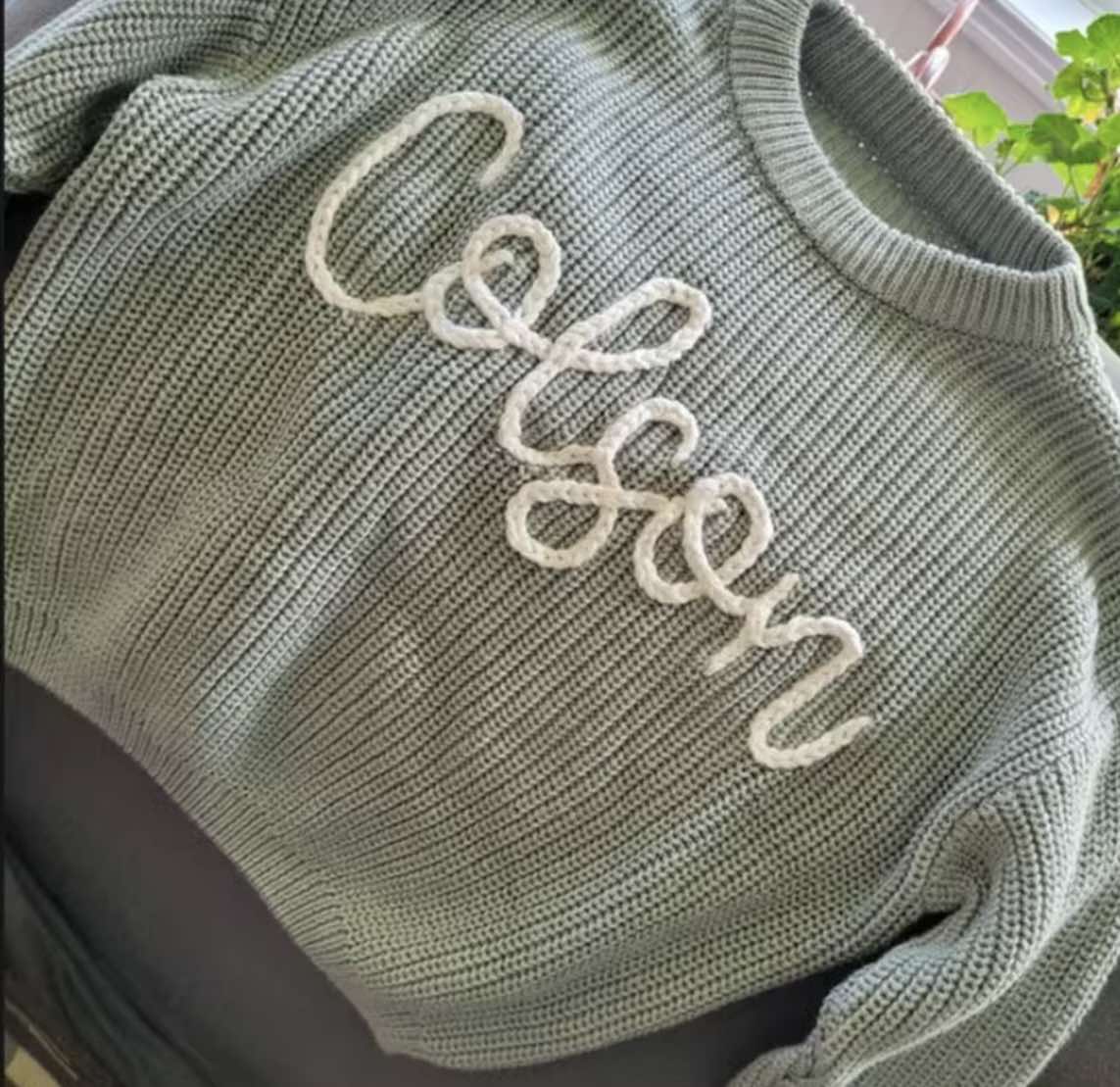 Personalised Knitted Jumper