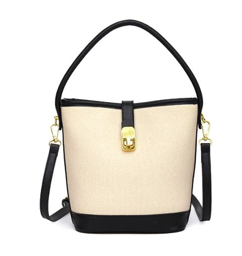 PU Buckle Crossover Bag