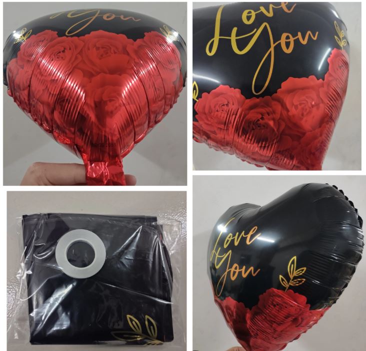 5 Piece Valentine Balloon Set