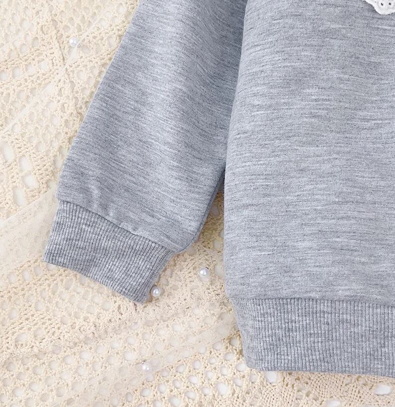 Lace Collar Lounge Set