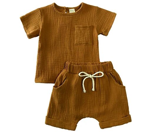 Kids Tales Linen Cotton Short