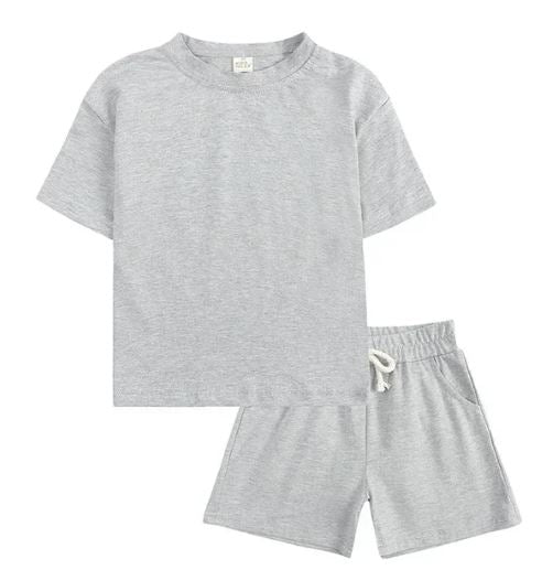 Kids Tales Plain Colour Short Set