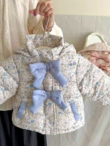 Floral Bow Coat