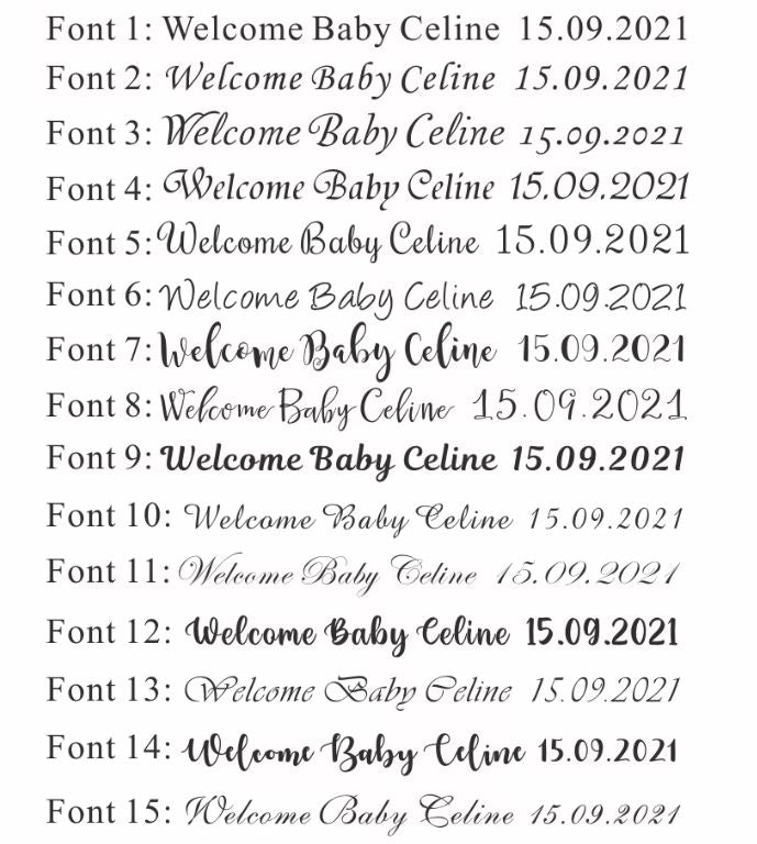 Engraved Baby Balloon - 50 Pieces