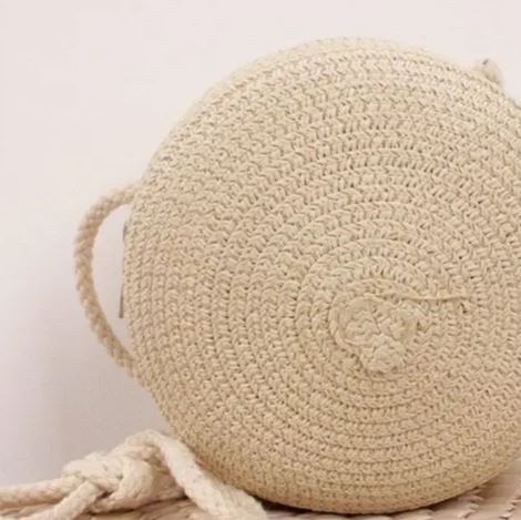 Straw Circle Bag
