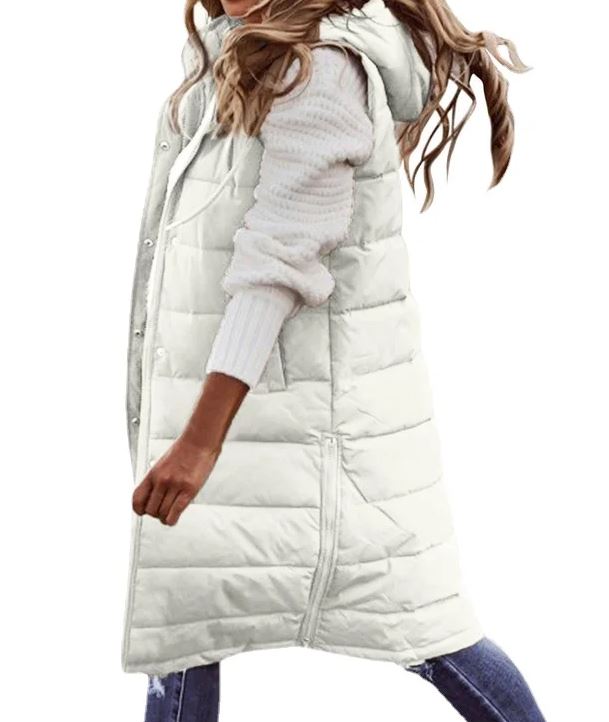 Long Gilet with Hood