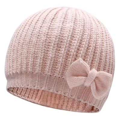 Bow Knitted Hat